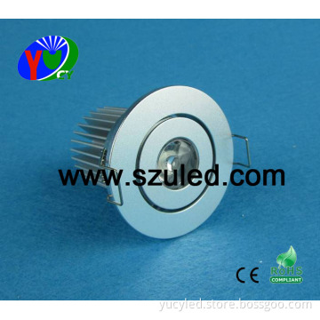 High Quality Eyeball Recessed 1W LED Downlight